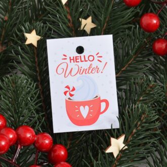 Бірка новорічна