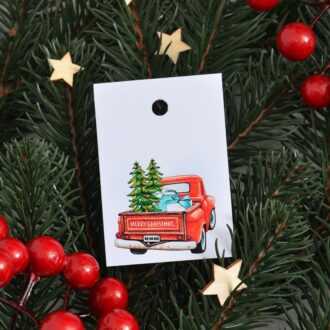 Бірка новорічна