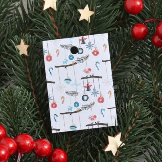 Бірка новорічна