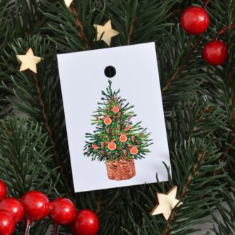 Бірка новорічна