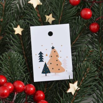 Бірка новорічна