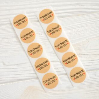 Наклейки круглі