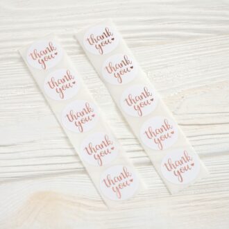 Наклейки круглі