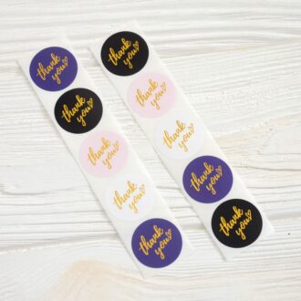 Наклейки круглі