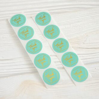 Наклейки круглі