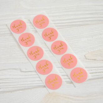 Наклейки круглі