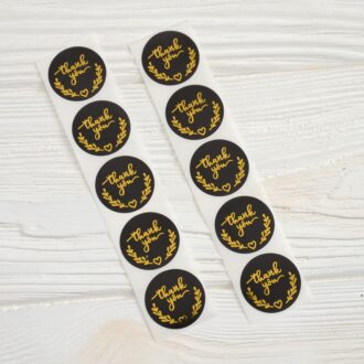 Наклейки круглі