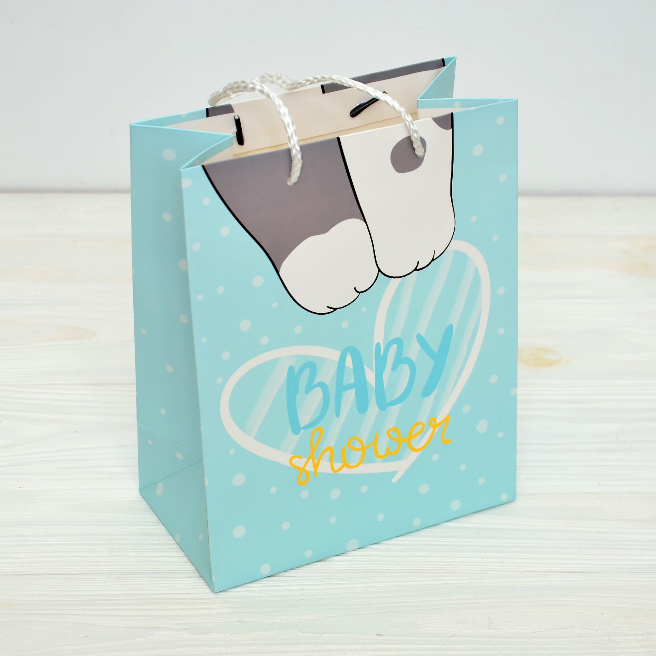 Пакет 180*100*230 мм (Baby - лапки сірі) 1 Пакет