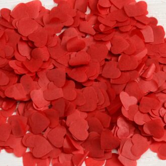 Конфеті Сердечка 1.5 см 10 г червоне