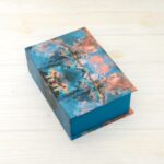 Коробка-книга Акварель синя 13*19*6.5 см S
