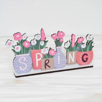 Фігурка на підставці Spring квіти