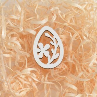 Фігурка з фанери Яйце - квіти