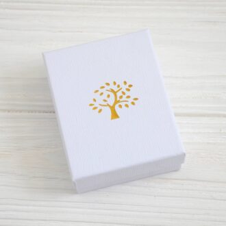 Коробка 7*9*2.5 см Дерево - біла