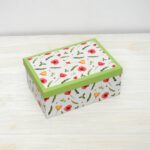 Коробка прямокутна (В) Квіти польові 25*18*10 см