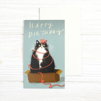 Листівка 80*135 мм HB киця в коробці