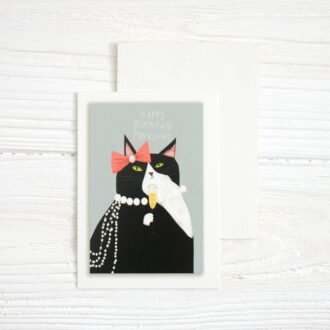 Міні-листівка 65*90 мм HB Fabulous киця