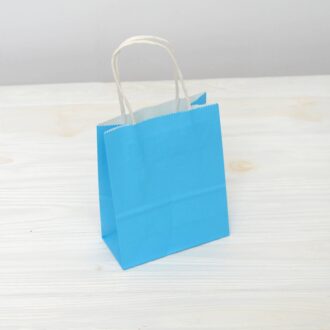 Пакет 120*60*150 мм блакитний яскравий