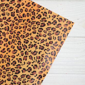 Папір подарунковий в листах 100*70 см (леопардовий)
