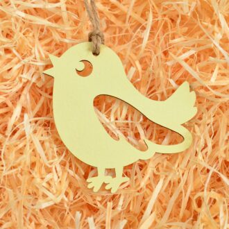 Фігурка підвісна Пташка жовта