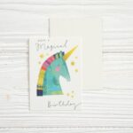 Міні-листівка 57*90 мм Magical Birthday єдиноріг